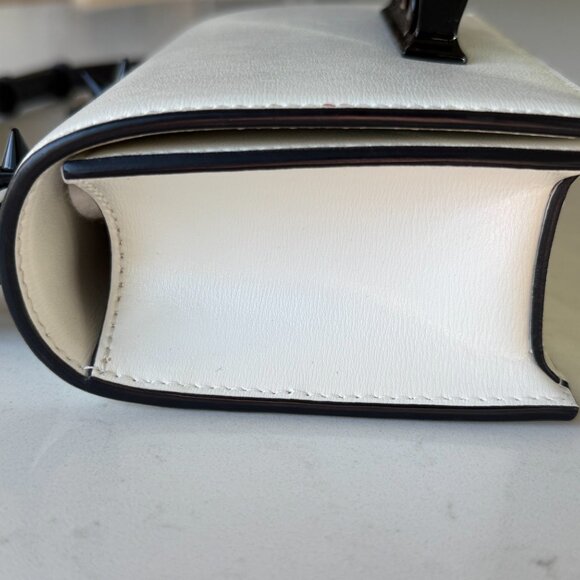 Alexander McQueen Mini Jewelled Satchel in Soft Ivory - Picture 6 of 12